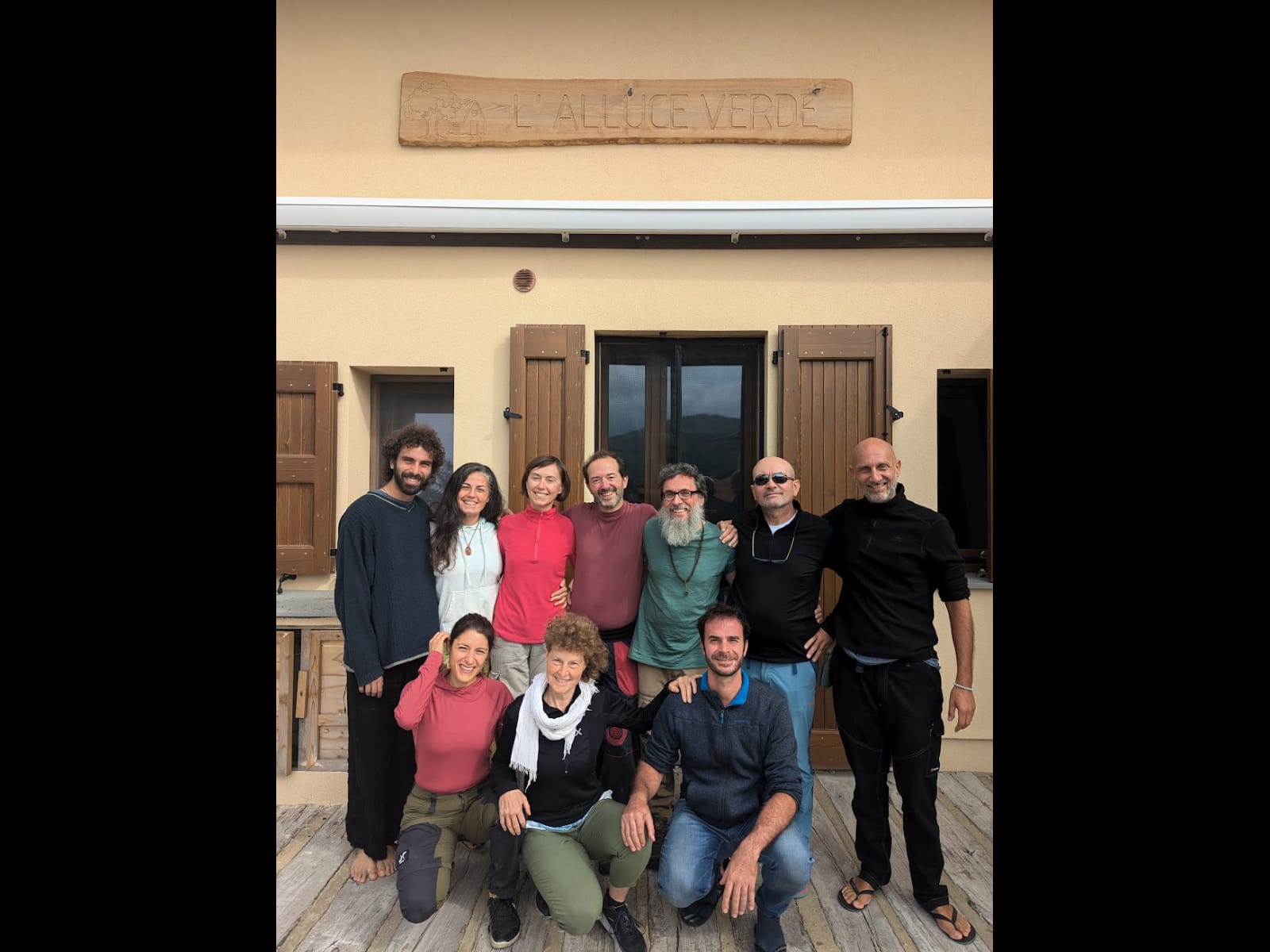Foto di gruppo della quarta edizione a L'Alluce Verde