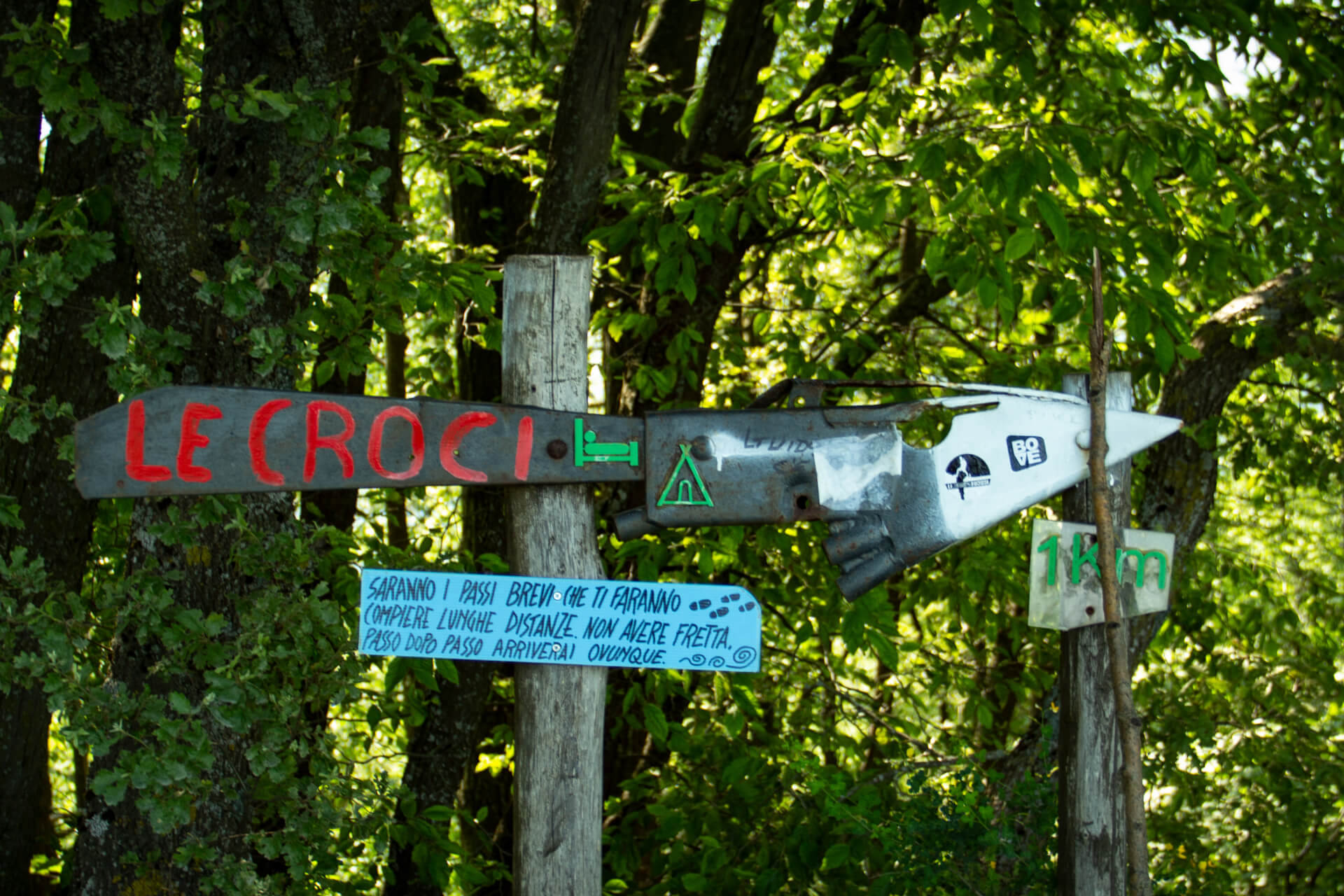 Passi di Quiete - Seconda Edizione - Indicazioni sulla Via degli Dei - Foto Maya De Bernardi